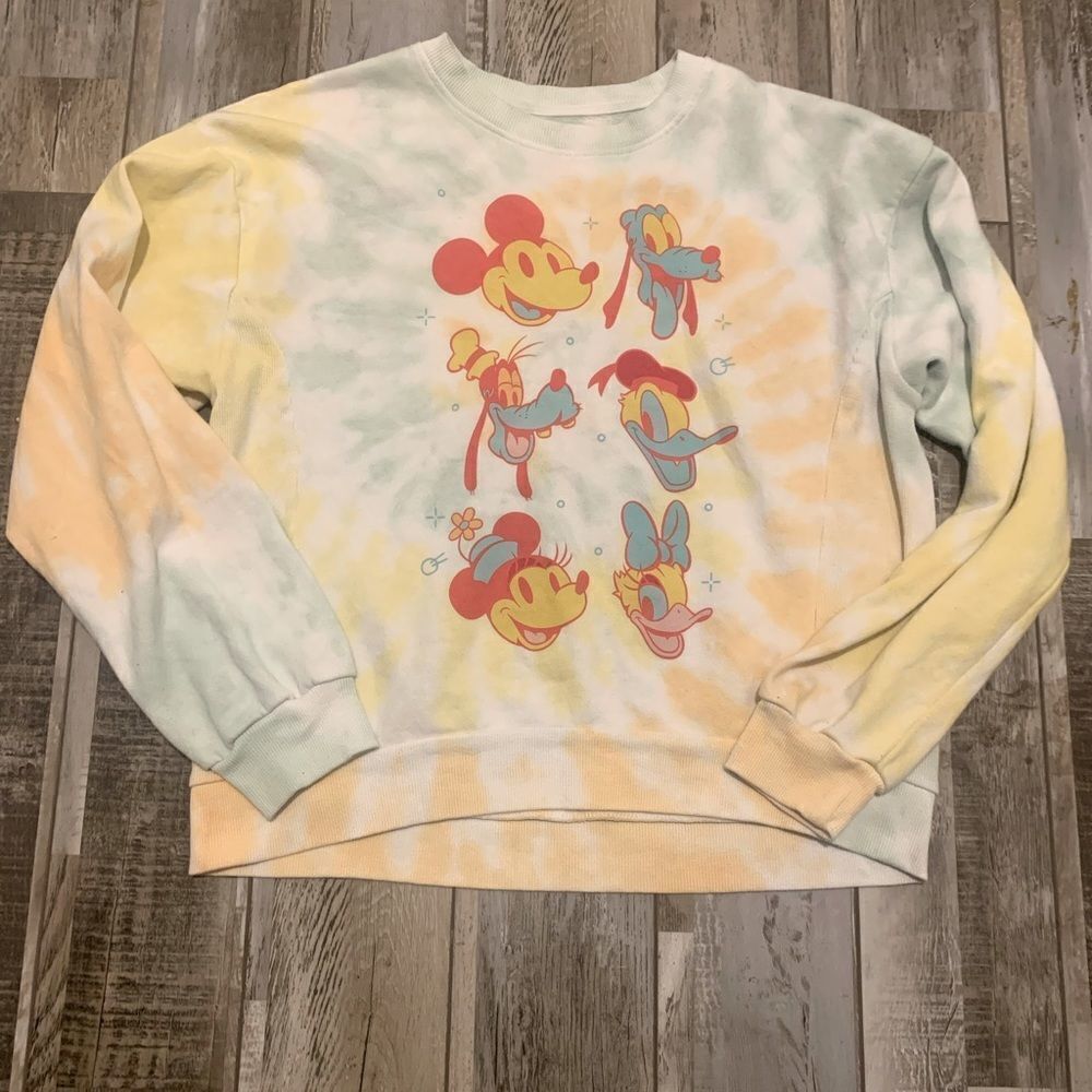 Disney Tie Dye Sweatshirt Kids XL (15-17)